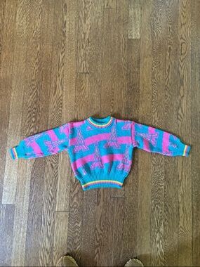 Vintage Judy Philippine size 3T Eiffel Tower sweater